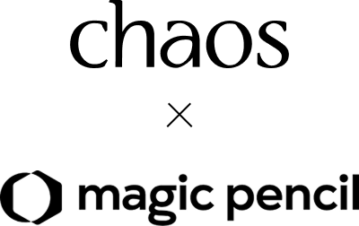 Chaos Design and Magic Pencil logos