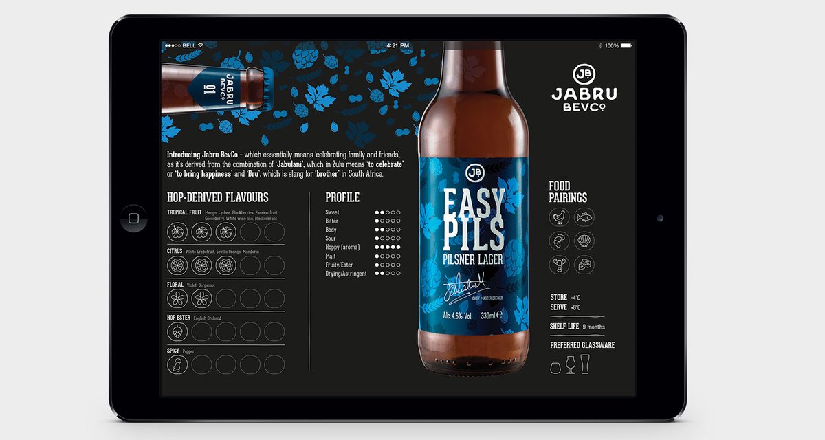 Jabru BevCo - Tasting Card - website